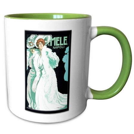

Vintage Art Nouveau Mele Napoli Poster 11oz Two-Tone Green Mug mug-130248-7