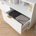 thumbnail image 2 of Sauder Morgan Main Meuble télé, Finition White, 428258, 2 of 7
