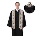 thumbnail image 4 of Fuzoiu America Landmarks1 Print Graduation Sash,Graduation Stole,Unisex Adult Graduation Stole Shawl 91" Long,for Academic Commencements Shawl-Sharp Corner, 4 of 7