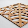 thumbnail image 5 of Ekena Millwork 15 3/8"W x 15 3/8"H x 1/4"T Medium Garland Decorative Fretwork Wood Wall Panels, Alder, 5 of 18