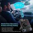 thumbnail image 2 of compatible MT01 Car FM Transmitter MP3 Music Player Bluetooth Adapter Type-C + USB Car Charger_Perfect Gift, 2 of 4