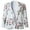 Floral, variant on Xingqing Women Open Front Blazer Floral Print Cardigan Jacket 3/4 Sleeve Work Suit