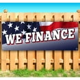 thumbnail image 2 of We Finance USA Flag 13 oz Vinyl Banner With Metal Grommets, 2 of 5