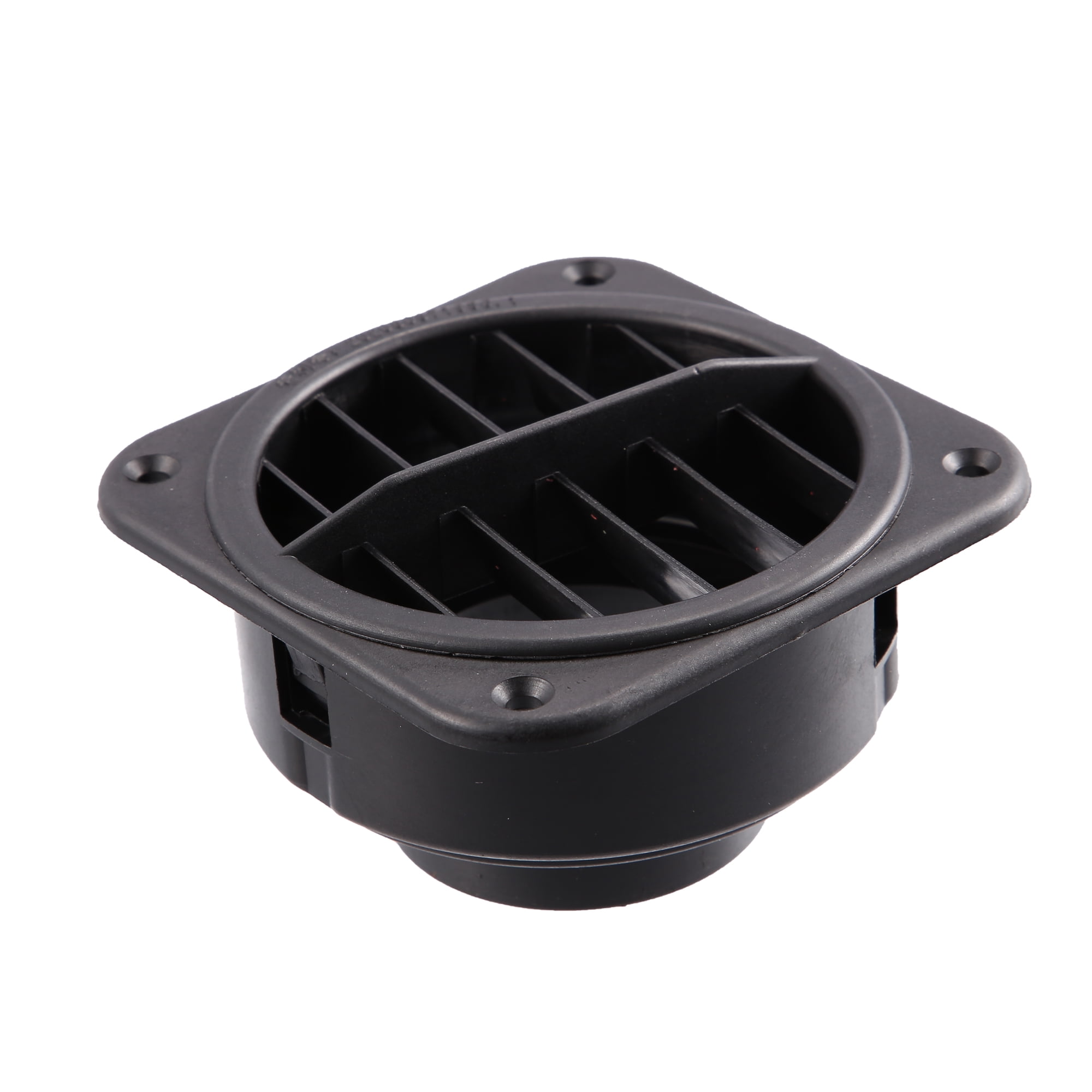 Unique Bargains 1 Set 75mm Auto Car Heater Duct Kit with Outlet Connector Air Vent Outlet Hose Clips Black Suit Y Tube