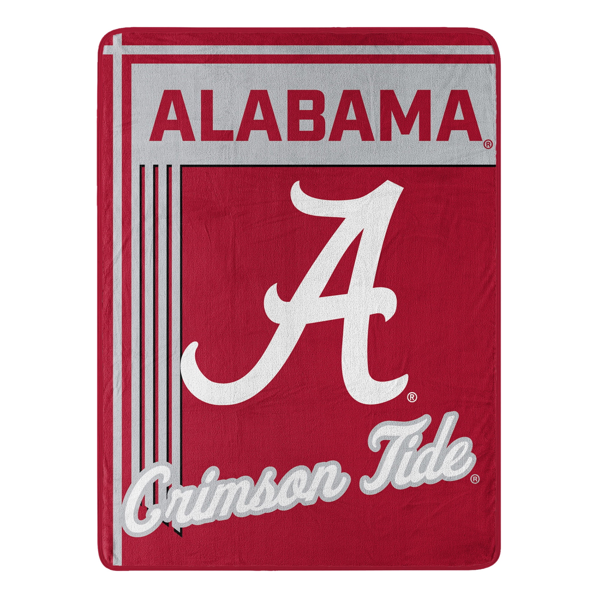 Alabama Crimson Tide Northwest NCAA Officially Licensed Microfiber Throw Blanket - 46" x 60"