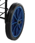 Mainstays Deluxe Rolling Shopping Cart - Black Metal