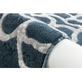 thumbnail image 3 of Newport Collection - Blue, Gray Floral Medallion Modern Area Rug, 3 of 3
