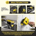 thumbnail image 4 of Cordless Electric Grill Brush 360 Rotating Cleaner with 2 Brush Heads USB, 4 of 7