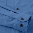 thumbnail image 5 of Jalioing Mens Corduroy Jacket Vintage Casual Long Sleeve Collared Button Down Jacket Business Fashion Solid Outerwear, 5 of 7