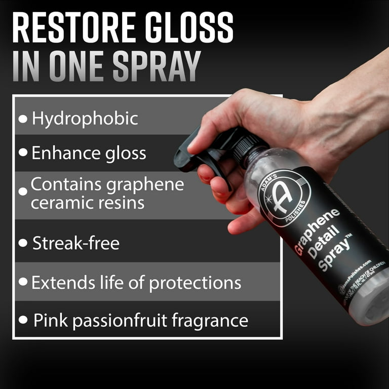 Adam's Polishes Graphene Detail Spray, 16oz - Walmart.com