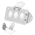 thumbnail image 4 of License Plate Frame, Easy Installation Lightweight Durable License Mount, Black Silver Optional For Install License Plate Motorcycle Decoration Car Silver, 4 of 8