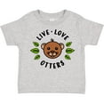 thumbnail image 3 of Inktastic Live Love Otters Boys or Girls Toddler T-Shirt, 3 of 5