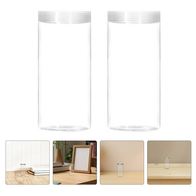 AURARMLET 10 Pcs Quarts de Rouleaux Emballages Plastique Dur Transparent Porte-Argent Empêche les Rayures pour Ménages