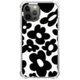 thumbnail image 1 of Black Flowers Case Compatible with iPhone 12 Pro Max,Unique Art Design TPU Shock-proof Full Cover, 1 of 6