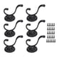 thumbnail image 2 of Gancho para Abrigos ANGGREK 6 Uds vintage con 26 Tornillos, 2 of 7