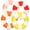 Pink Red, variant on 4Pcs Large Inflatable Pool Float for Adults 36 Inch Classic Striped Swim Rings Swimming Pool Tubes for Teens Summer Beach Themed Party