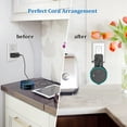 Alexa Echo Dot 2 Wall Outlet Hanger Holder Space Saving Solution, Black