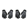 thumbnail image 1 of kurtrusly Breathable And Comfortable Full Finger Riding Gloves For Motorcycle Cycling Lightweight And Shockproof Nylon Durable white S 2Set, 1 of 6