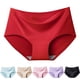 thumbnail image 3 of Bragas elásticas Gibobby personalizadas para mujer Tanga algodón a rayas cintura Rojo XL, 3 of 4