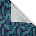 thumbnail image 3 of Ambesonne Botanical Kitchen Curtains, Banana Leaves Flower, 55"x45", Dark Teal Teal, 3 of 3