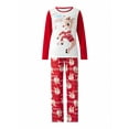 thumbnail image 2 of Meihuid Holiday Family Pajamas Matching Sets Christmas PJs with Mama Bear Printed Romper Plaid Pants Sleepwear, 2 of 10