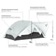 thumbnail image 3 of Tienda de campaña para mochileros Naturehike Mongar UL para 1-2 personas, impermeable, 3 of 9