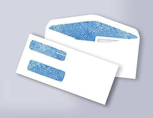 Compatible with QuickBooks and Other Checks 100 Double Window SELF SEAL Security Check Envelopes