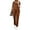 Brown, variant on Bellella Women Jogger Set Long Sleeve Two Piece Outfit Workout Wear Sweatsuits Loungewear Pullover Tracksuit Sports Pajamas White XXL