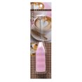 thumbnail image 5 of Jinsinto Electric milk frother / steamer with sturdy metal stem ideal for cappuccinos. Runs on AA batteries (pastel pink), 5 of 5