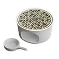 thumbnail image 3 of Xingzhi Ceramic Teapot Warmer Boiling Tea Household with green Traditional Tealight Holder white, 3 of 6