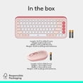 thumbnail image 3 of Logitech POP ICON Combo, Bluetooth Keyboard and Mouse Combo, Comfortable Typing, programmable Keys and Buttons, Quiet clicks, Easy-Switch up to 3 Devi, 3 of 11