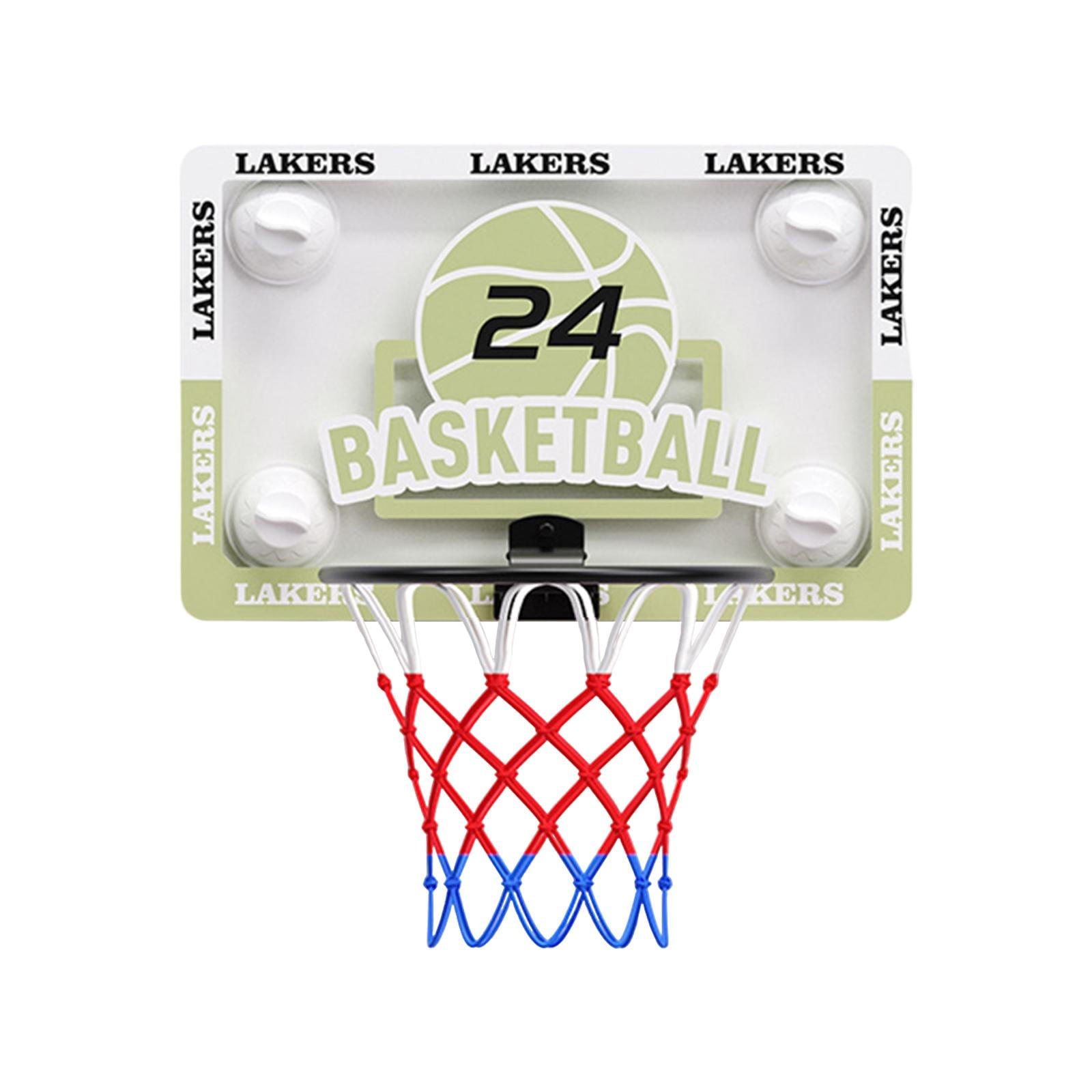 funtasica Basketball Hoop Suction Cup Foldable Easy Installation Backboard Games Wall Mounted for Outdoor Birthday Backyard Family Door Adults