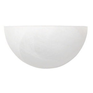 1681MW-Capital Lighting-One Light Wall Sconce  Matte White Finish with Faux White Alabaster Glass