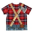 thumbnail image 2 of Halloween Lumberjack Costume All Over Toddler T Shirt Multi 4T, 2 of 2