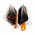 thumbnail image 1 of wonima22 3 Pack Privacy Screen Protector for iPhone 16/ iPhone 15, [One-Pull Installation] Military-Grade Shatterproof & Ultra Durable 9H Hardness, Anti-Spy Tempered Glass, Bubble-Free, 1 of 1