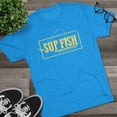 thumbnail image 3 of Men's "SUP Fish" Tri-Blend Crew Tee by Bird Island Outfitters, 3 of 4