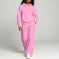 thumbnail image 4 of 2 Piece Sweat Suits Set for Women with Long Sleeve Hoodie and Sweatpant Sets for Daily Wear, 4 of 8