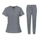 thumbnail image 5 of Uniforme de enfermera,Conjunto de uniforme de enfermera,pantalón largo,parte e inferior del uniforme,Traje de trabajo de enfermera para mujer,ropa de trabajo para spa y peluquería de, 5 of 8
