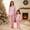A, variant on AIGUR Mommy and Me Christmas Pajama Set Santa Claus Print Fuzzy Trim Long Sleeve Tops and Pants Holiday Sleepwear Outfit