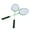 Green, variant on Badminton Set Professional Iron Alloy Badminton Racket with Integrated Shock Absorbing System with 3 Shuttlecocks and Bag