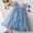 H73-Bleu, variante sur FYDUU Robes d'Été pour Filles Robe en Tulle Sans Manches Brodée de Fleurs avec Ailes pour Fête de Vacances Robe de Princesse 3-4 Ans