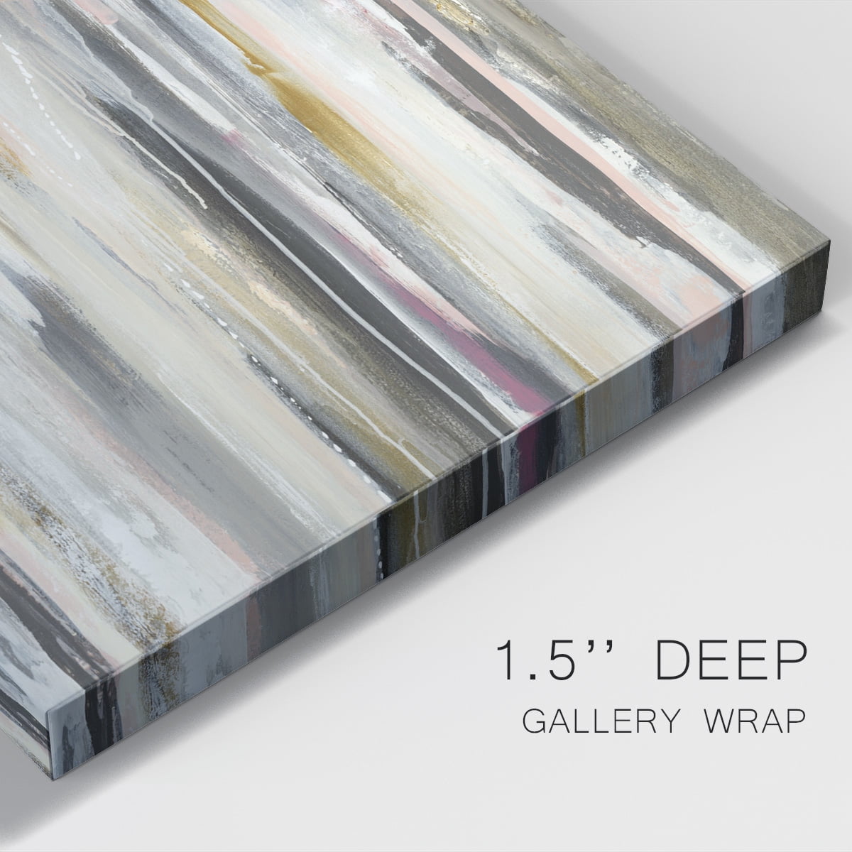 Color Ripple Premium Gallery Wrapped Canvas - Ready to Hang