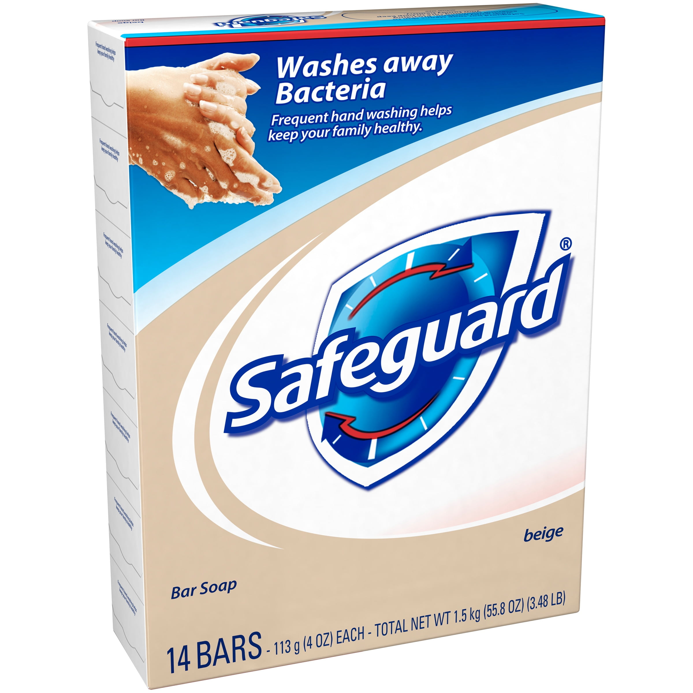 Safeguard Original Bar Soap, Beige, 4 Ounces, 14 Pack