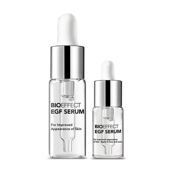 Suero Facial Bioeffect EGF Duo con Ácido Hialurónico Antiarrugas e Hidratante para Cara y Cuello