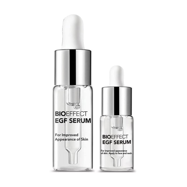 Suero Facial Bioeffect EGF Duo con Ácido Hialurónico Antiarrugas e Hidratante para Cara y Cuello