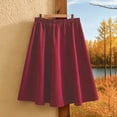 thumbnail image 5 of Qulqfy Womens Summer Maxi A-Line Long Skirts Layered Flowy Ruched Plus Size Wine Skirts for Women 5XL, 5 of 6