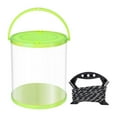 thumbnail image 4 of Almencla Collapsible Bucket Water Container Live Fish Holder Storage Fish Lure Bucket Green 11L 25x28cm, 4 of 8