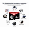 thumbnail image 1 of MicroSD de 256 GB, formato SDXC, rendimiento UHS-I U3/V30, Clase 10, compatible con 4K UHD y cámaras dash cam; viene con adaptador SD, 1 of 9