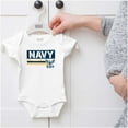 thumbnail image 5 of US Navy Eagle Anchor Logo Est 1775 Romper Boys or Girls Infant Baby Brisco Brands 6M, 5 of 6