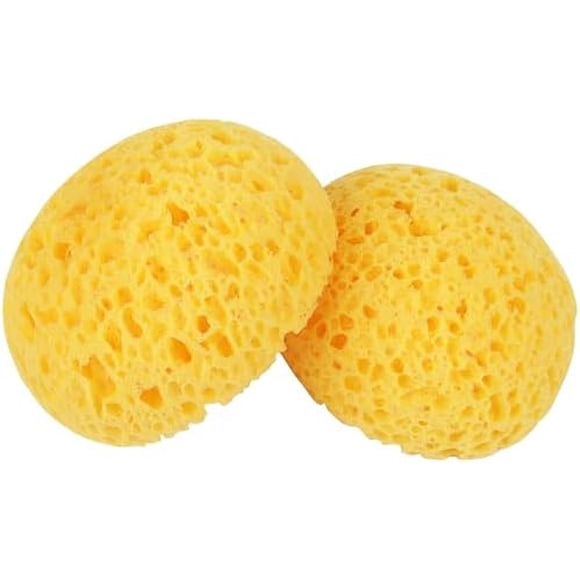 Knockdown Texture Sponge Drywall for Painting Ceiling, 2 Pack, 5.31 x 4.52 x 2.36inch Yellow Yellow